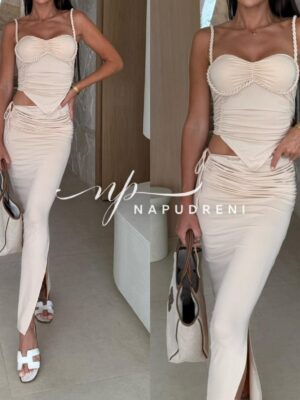 Сет от две части ''STEFANIE'' в цвят нюд - код BL9477