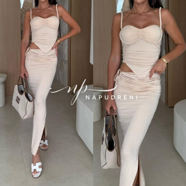 Сет от две части ''STEFANIE'' в цвят нюд - код BL9477