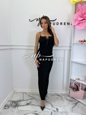 Дамска рокля ''Polly'' в черен цвят - код BL9463