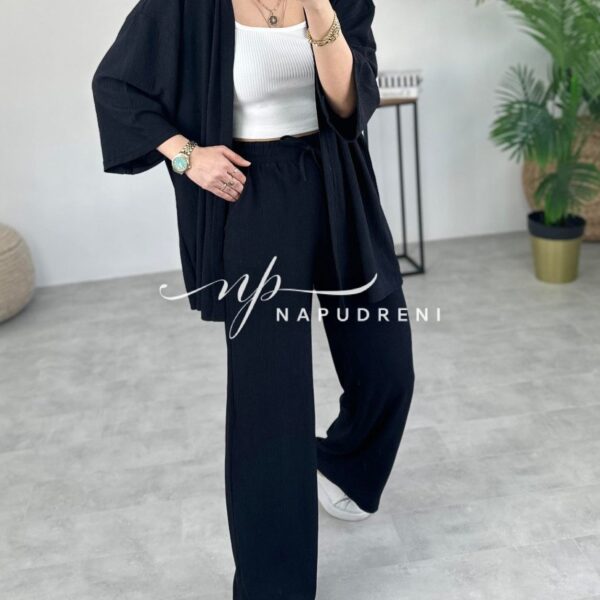 Стилен сет от две части ''ADELLINE'' в черен цвят - G9224