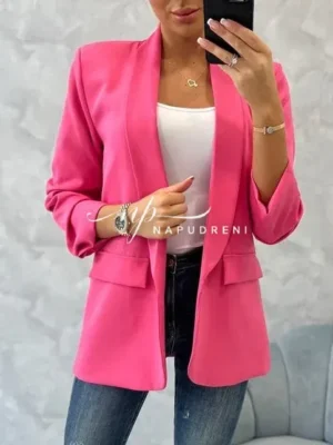 Елегантно сако Клара в цикламен цвят - код 1251