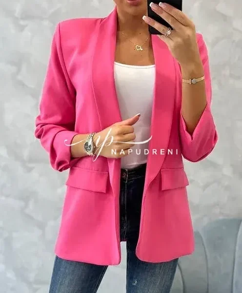 Елегантно сако Клара в цикламен цвят - код 1251