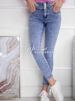 Дамски дънки "Sabrina" в син цвят - код 6500