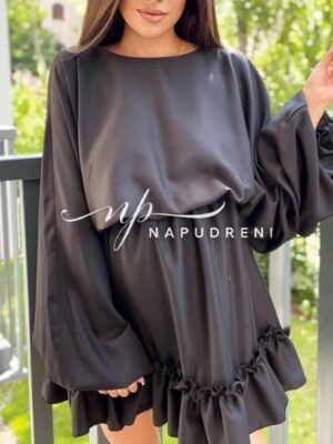 Дамска рокля ''Kety'' в черен цвят - код 7330