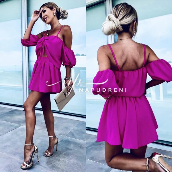 Дамски комплект ''Sands'' в тъмнолилав цвят - код 7601