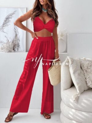 Дамски комплект "Precious" в червен цвят - код 7639