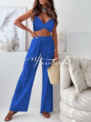 Дамски комплект "Precious" в тъмносин цвят - код 7638