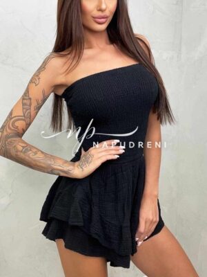 Дамски гащеризон ''JULIET'' в черен цвят - код BL7694