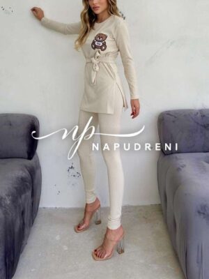 Дамски комплект ''TOY'' в бежов цвят - код 7867