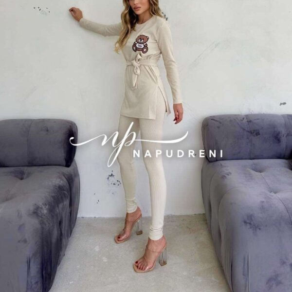 Дамски комплект ''TOY'' в бежов цвят - код 7867