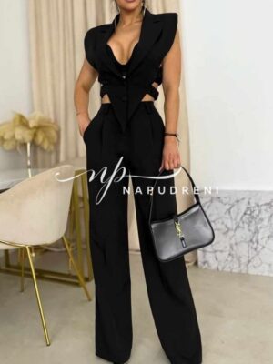 Стилен сет от две части ''REINA'' в черен цвят - код BL9498