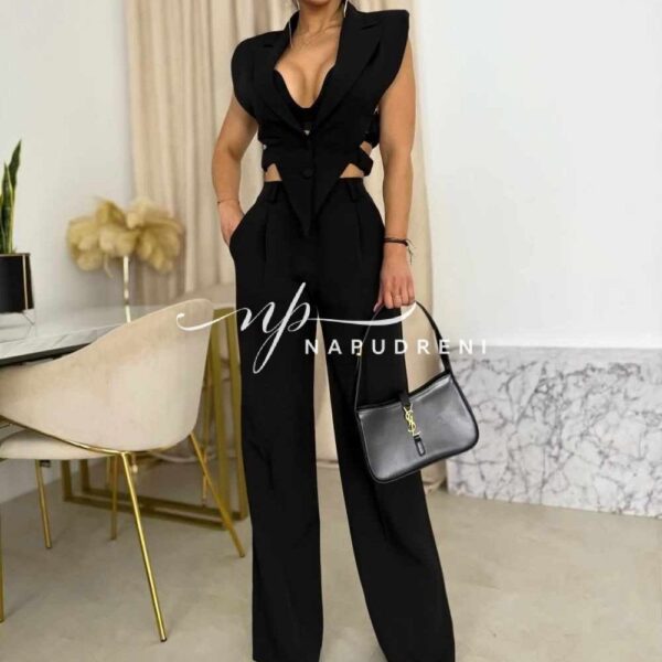 Стилен сет от две части ''REINA'' в черен цвят - код BL9498