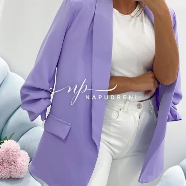 Елегантно сако Клара в лилав цвят - код 2661