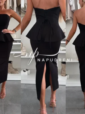 Дамски комплект ''Larra'' в черен цвят - код 9061