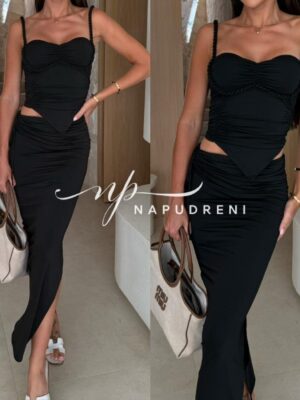 Сет от две части ''STEFANIE'' в черен цвят - код BL9474