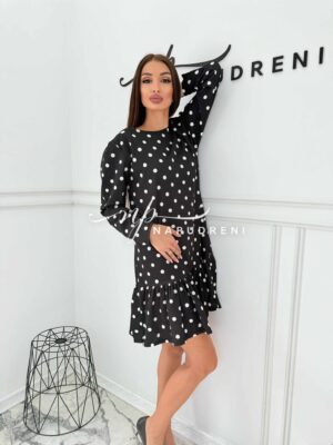 Стилна рокля ''BRENDA'' в черен цвят - код G9887