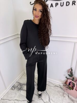 Комплект от две части ''BELMONT'' в черен цвят - код G9818