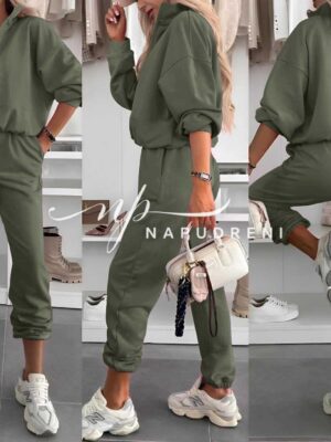 Ежедневен сет от две части в зелен цвят - G9779