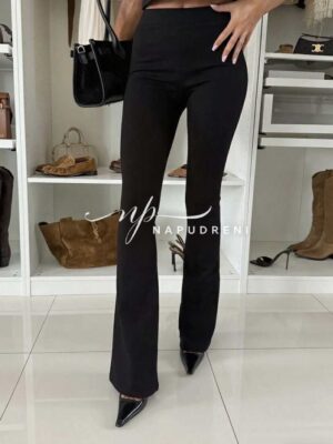 Дамски панталон ''SLIM'' в черен цвят- G9772