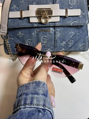 Слънчеви очила "88309" RETRO CAT EYE в розов цвят - код 10820