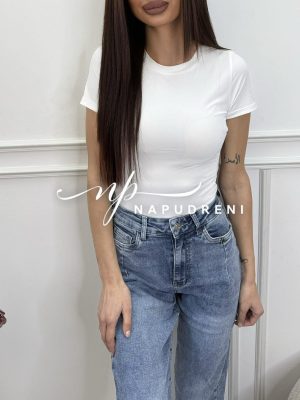Тениска ''BASIC'' в бял цвят - код BL11005