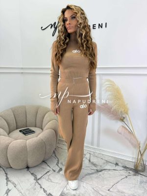 Комплект от две части ''ALO'' в цвят камел - код BL10503