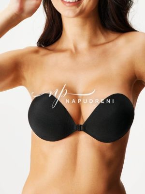 Самозалепващ се сутиен без презрамки ''FLY BRA'' в черен цвят - код 12049