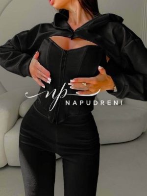 Комплект ''MEGAN'' от три части в черен цвят - SE9760