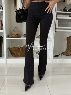 Дамски панталон ''SLIM'' в черен цвят- G9772