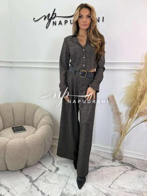 Комплект ''Femme Luxe'' в кафяв цвят - код BL10625