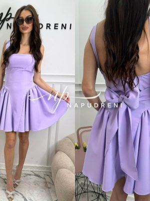 Дамска рокля "Jessy" в лилав цвят - код BL11128