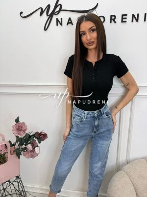 Тениска рипс ''DAILY'' в черен цвят - код BL11010