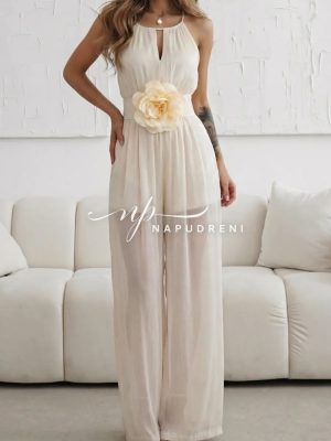 Гащеризон ''TRIPLE ROSE'' в бежов цвят - код BS11322