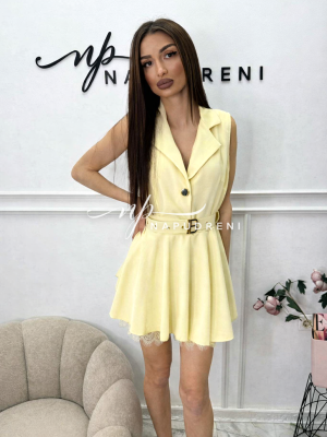 Гащеризон ''Urban Lacy'' в жълт цвят - код BS10921